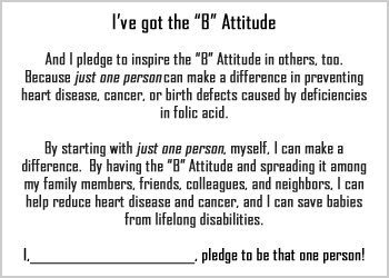 Sample Pledge Card